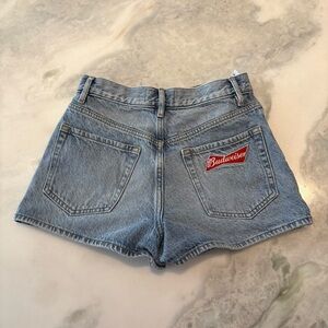 PacSun Denim Shorts with Red Accent